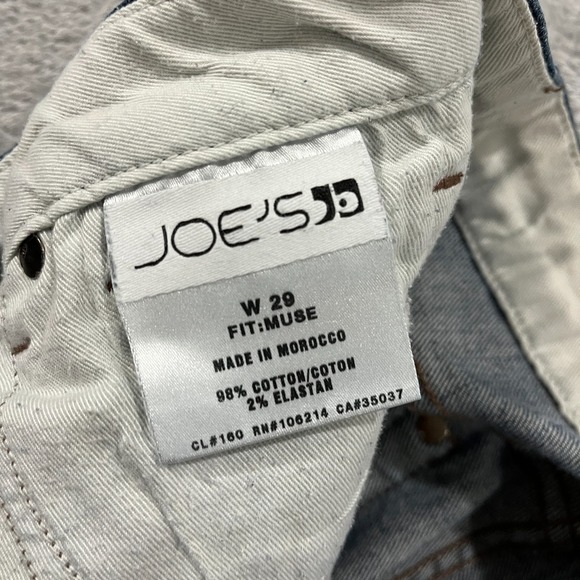 Joes Jeans Jeans Women's 29 Muse Flare Low Rise Blue Denim Western Cowgirl Y2K - Picture 4 of 13